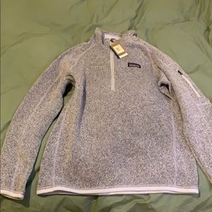 Patagonia better sweater 1/4 zip M new with tags